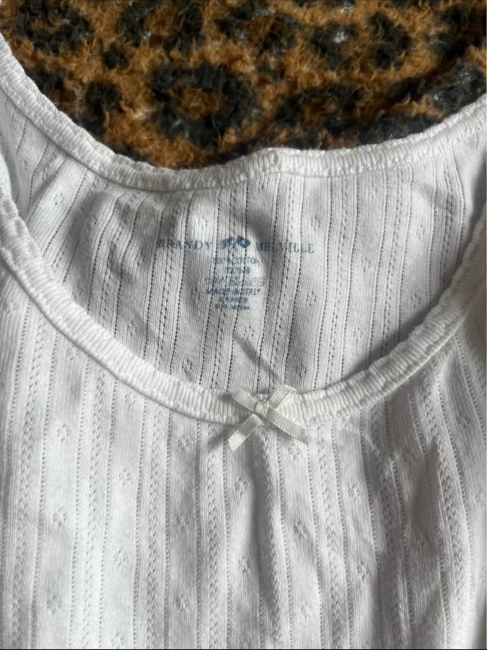 Brandy Melville White tank